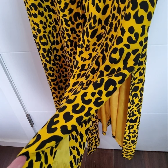 Dana Buchman Vintage 80s Silk Button Duster Dress Size 8 - Picture 7 of 13